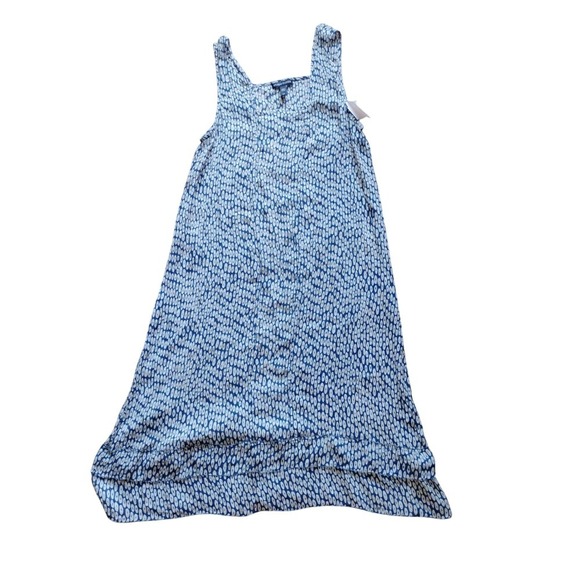 Eileen Fisher Dresses & Skirts - New Eileen Fisher Dress S/P Blue White Print Sleeveless Casual Summer